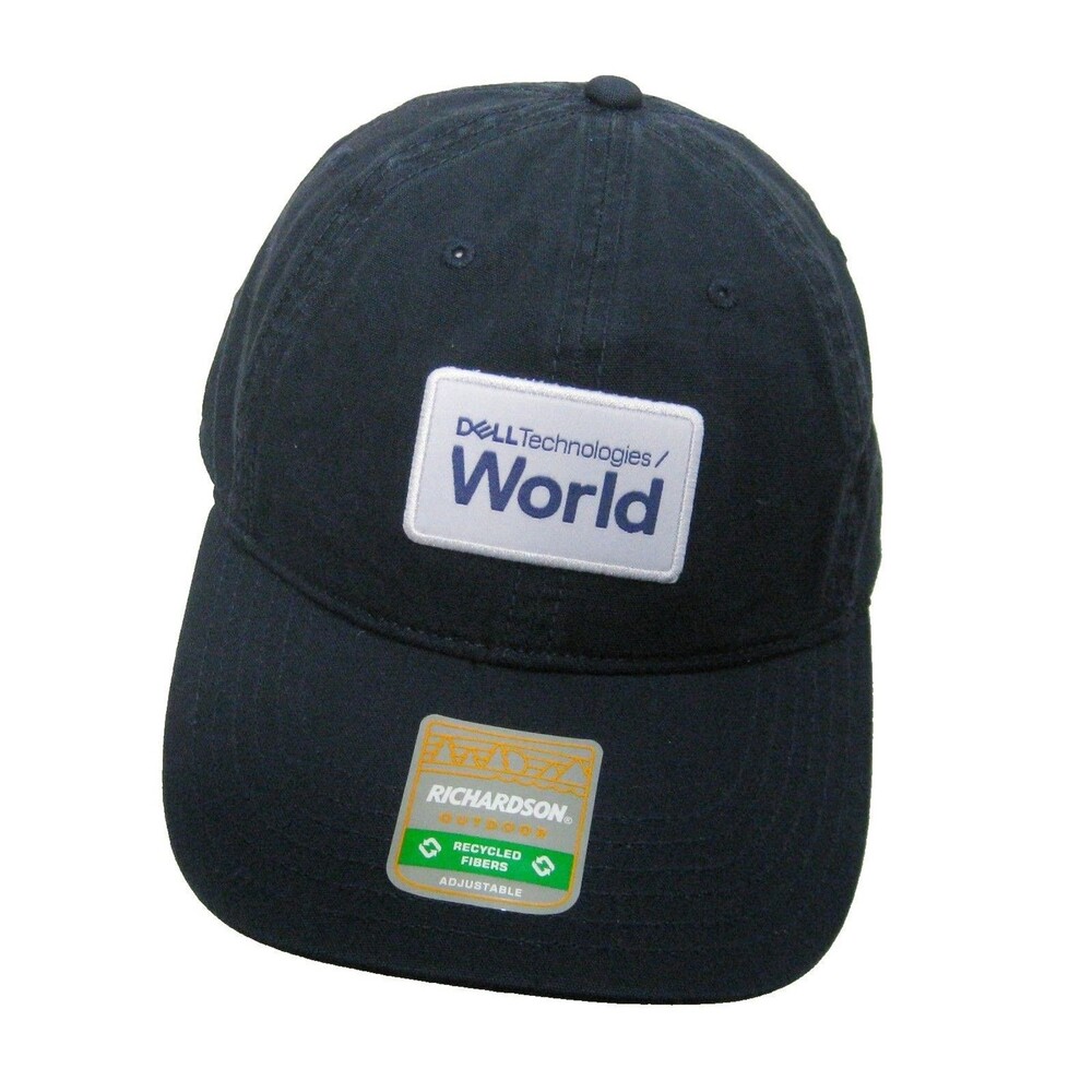 New Dell Technologies Hat Mens Blue Baseball Cap Logo Adjustable 100% Cotton